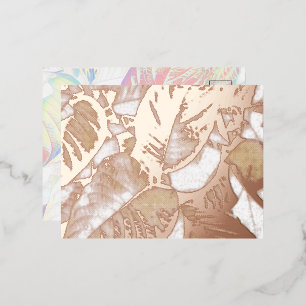 Besondere Anlass Foil Postkarte