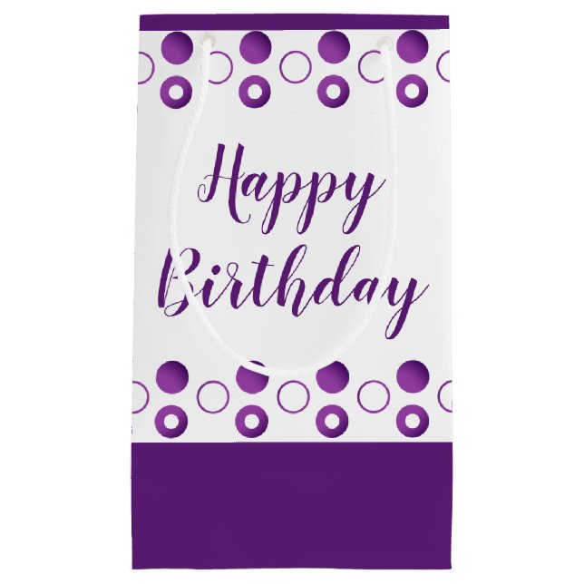 Besondere Anlass Polka-dot Design Kleine Geschenktüte (Vorderseite)