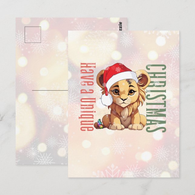 Besondere Bedürfnisse | Einzigartiges Weihnachten  Postkarte (Vorne/Hinten)