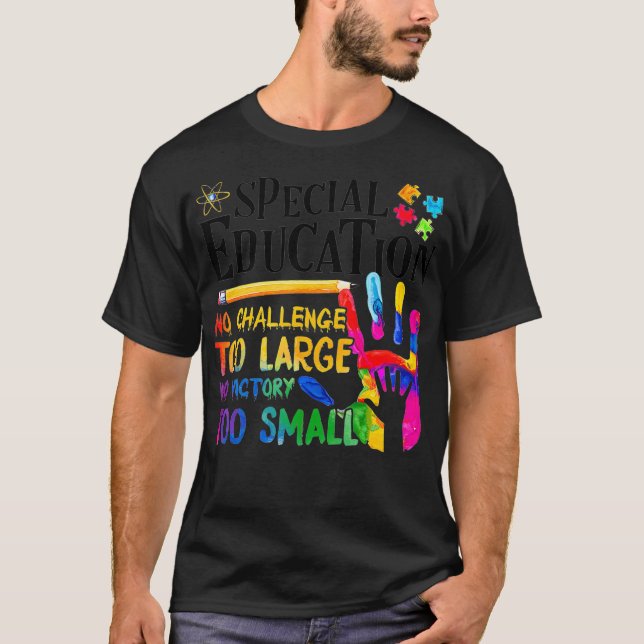 Besondere Bildung Keine Herausforderung zu groß ke T-Shirt (Vorderseite)