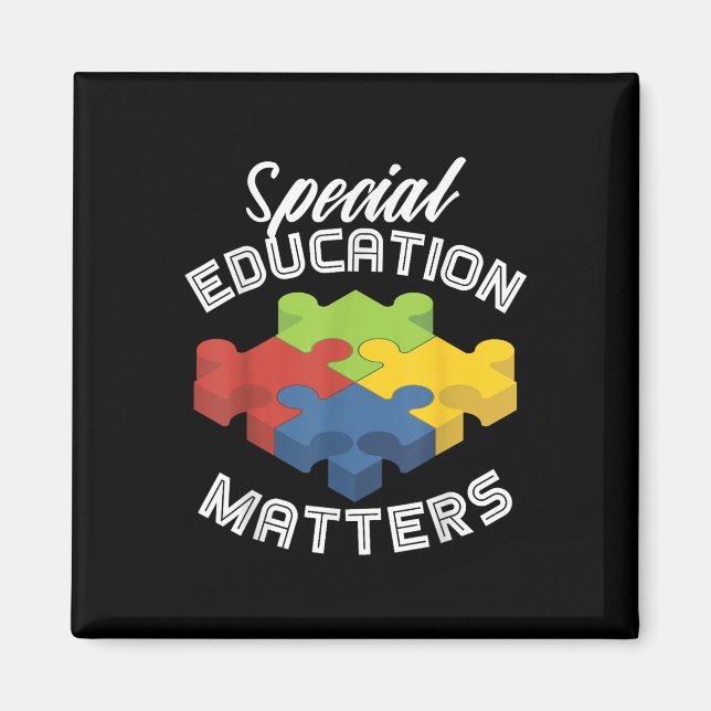 Besondere Bildung S Autismus Bewusstsein S Magnet (Vorne)
