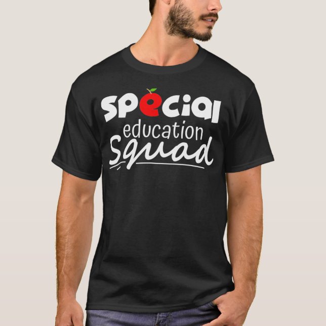 Besondere Bildung sSPED Squad SchoolLehrer Speduc T-Shirt (Vorderseite)