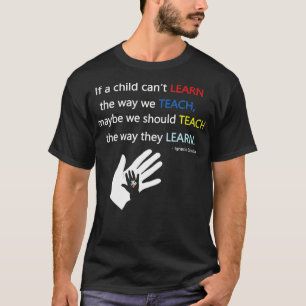 Besondere Bildung Unterricht und Erlernen des Auti T-Shirt