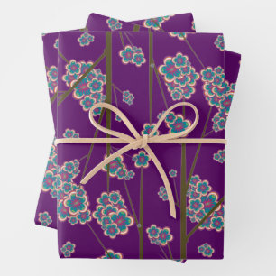 Besondere Branchen Amethyst Wrapping Paper Geschenkpapier Set