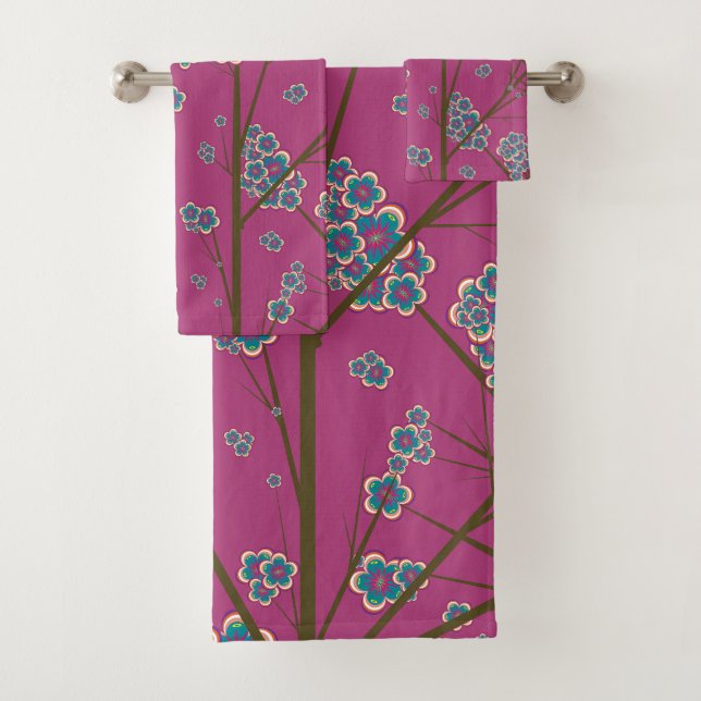 Besondere Branchen Boysenberry Badetuch Set (Insitu)