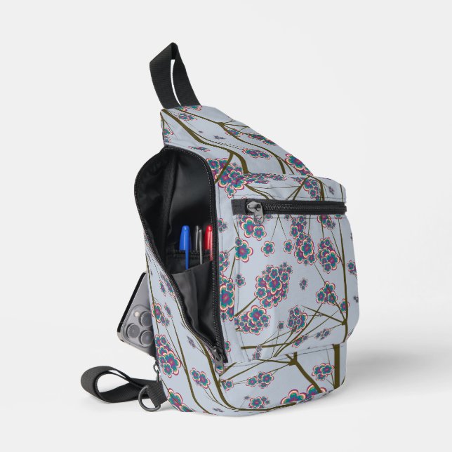 Besondere Branches Sky Blue Sling Bag (Offen)