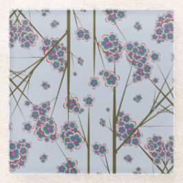 Besondere Branches Sky Glass Untersetzer