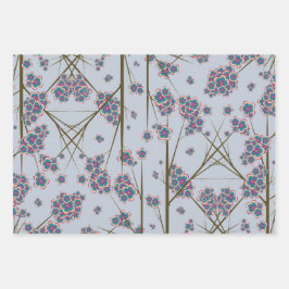 Besondere Branches Sky Wrapping Paper Geschenkpapier Set