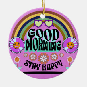 BESONDERE BUNTE MODERNE GESCHENKE TOCHTER SCHWESTE KERAMIK ORNAMENT