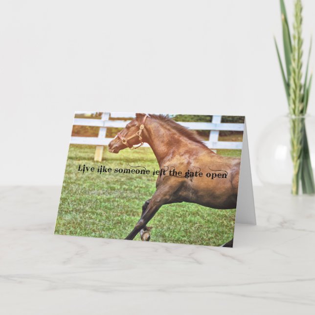 BESONDERE CONNEMARA Grußkarte Dankeskarte (Vorderseite)