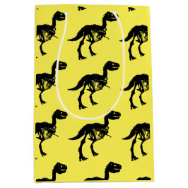 Besondere Dinosaurier-Skelettbeutel Mittlere Geschenktüte