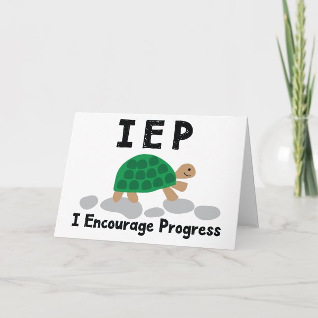 Besondere Ed Autism Lehrer Wertschätzung Karte (Vorderseite)