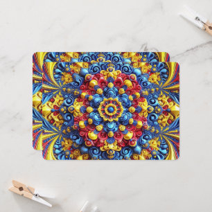 Besondere Einladungen mit rumänischem Farbdesign