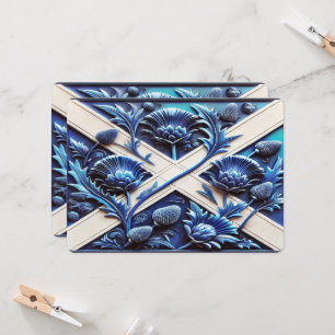 Besondere Einladungen mit schottischen Thistles