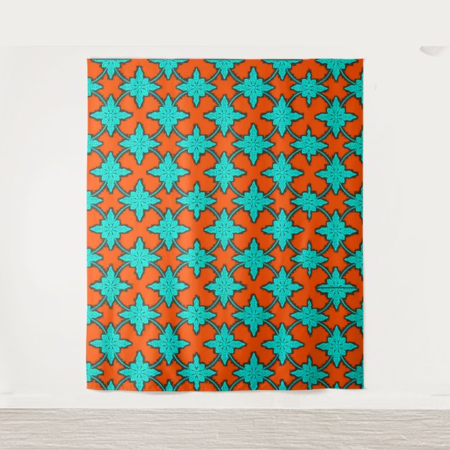 besondere farbige 3D-Designgröße: Extra-Large (88" Wandteppich (Vorderseite)