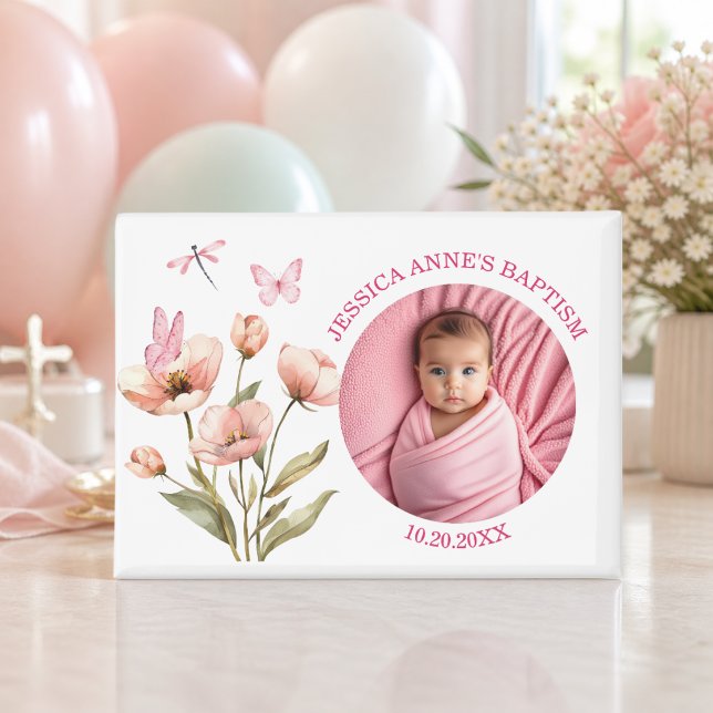 Besondere Foto Mädchen Taufgeschenk Magnet (Von Creator hochgeladen)