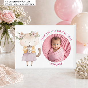 Besondere Foto Mädchen-Taufgeschenke Magnet