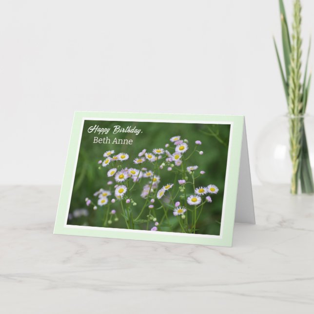 Besondere Freundschaft zum Geburtstag Feiertagskarte (Vorderseite)