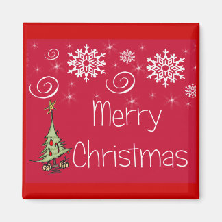 Besondere Frohe Weihnachten Magnet