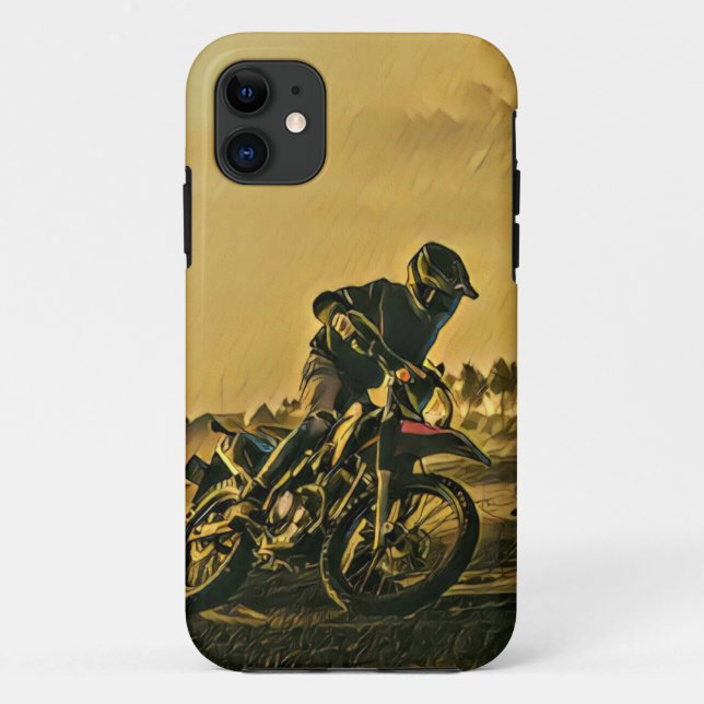 Besondere Geschenke für Motorradfahrer Case-Mate iPhone Hülle (Rückseite)