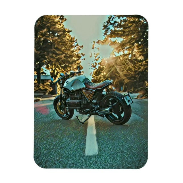 Besondere Geschenke für Motorradfahrer Magnet (Vertikal)