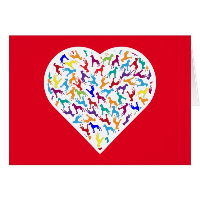 Besondere große Dane Mama Valentine (Vorderseite (Horizontal))