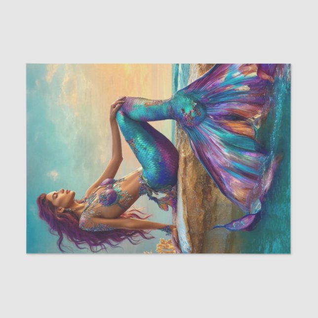 Besondere Mermaids1 Seidenpapier (Vorderseite)