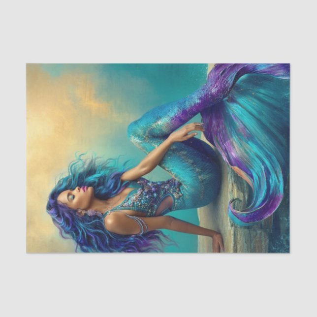 Besondere Mermaids4 Seidenpapier (Vorderseite)