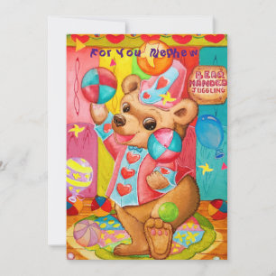 Besondere Nephew Geburtstagskarte. Dankeskarte