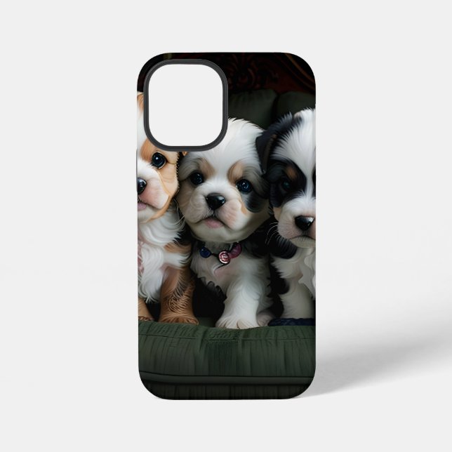 Besondere Niedliche Welpen 2 iPhone Hülle (Rückseite)