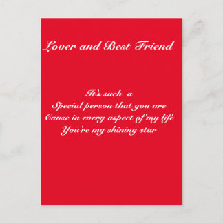 Besondere Person Postkarte