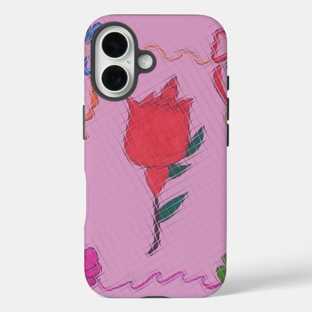 Besondere Rose Niedlich Baby Rosa Farben Case-Mate iPhone Hülle (Rückseite)