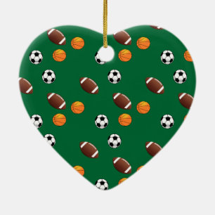 Besondere Sportmotive Weihnachten Keramikornament