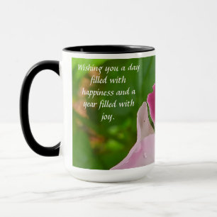 BESONDERE TASSE FÜR NATURLIEBE MIT GEBURTSTAG WÜNS