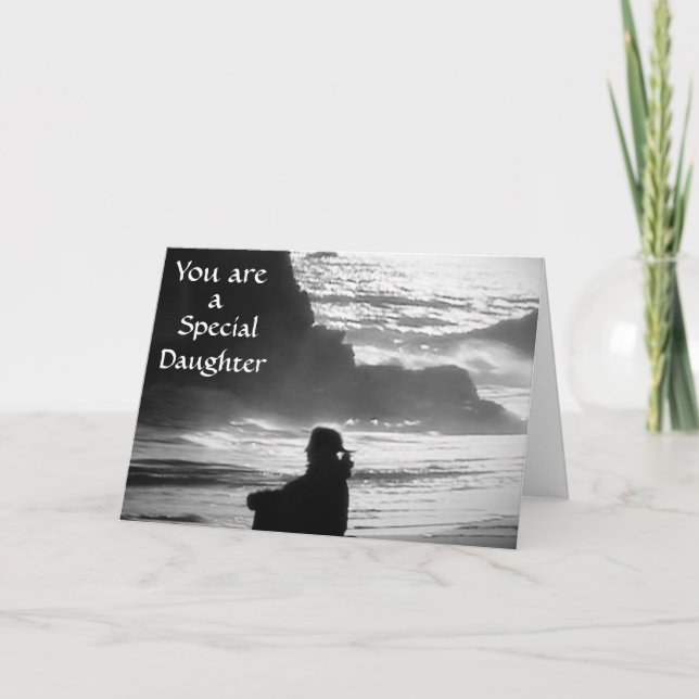 BESONDERE TOCHTER BIRTHDAY KARTE (Vorderseite)