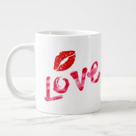 Besondere Valentinwerte Jumbo-Tasse