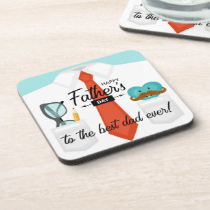 Besondere Vatertag Grüße an den besten Vater aller Getränkeuntersetzer