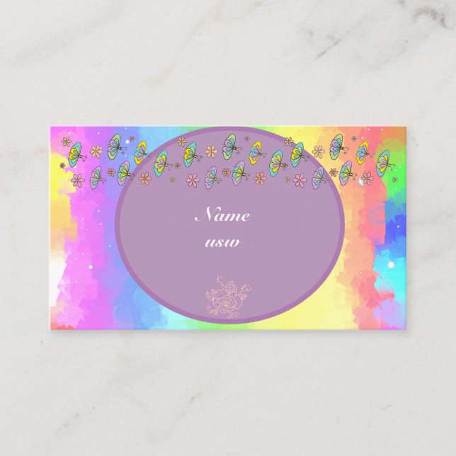 Besondere visitenkarte (Vorderseite)