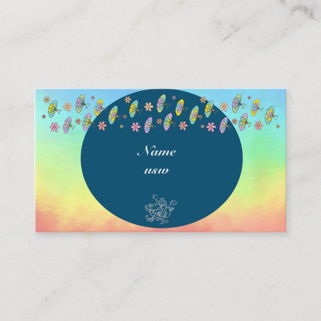 Besondere visitenkarte (Vorderseite)