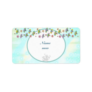 Besondere Visitenkarte Adressaufkleber