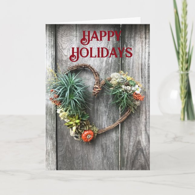 BESONDERE WÜNSCHE FÜR "BESONDERE FREUNDE" FEIERTAGSKARTE (Vorderseite)