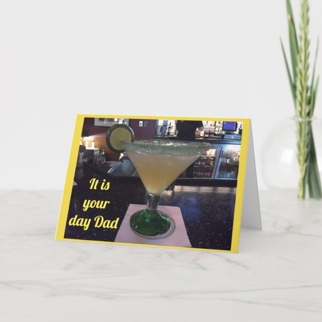 BESONDERE WÜNSCHE UND TOAST ***VATER ZUM GEBURTSTA KARTE (Vorderseite)