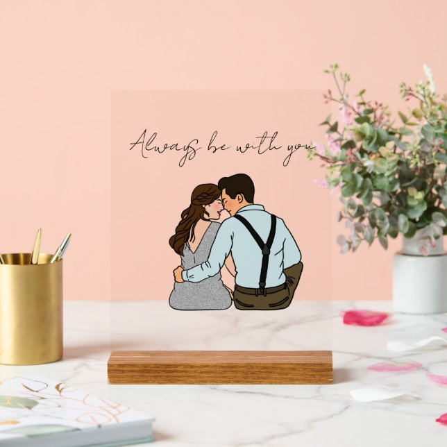 Besondere Zeit, besondere Geschenke Acrylschild (Hochzeit)