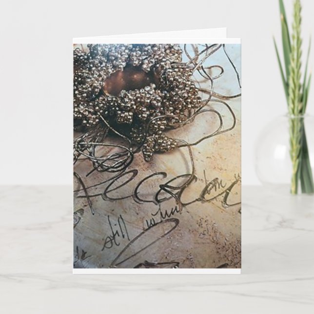 *BESONDERE ZEITEN - SONDERFREUNDE* NUR KRISTMAS KARTE (Vorderseite)