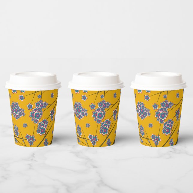 Besondere Zweige 8oz. Pappbecher (Multi)