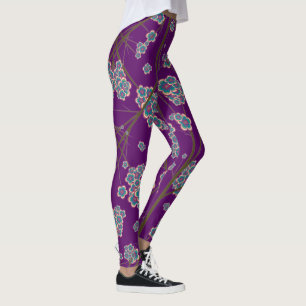 Besondere Zweige Amethyst-Leggings Leggings