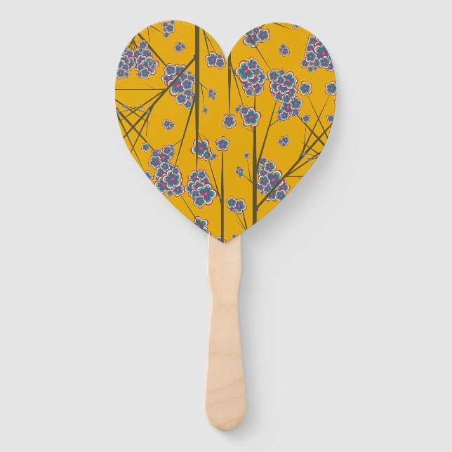 Besondere Zweige Handfans Fächer (Vorderseite)