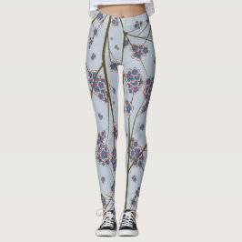 Besondere Zweige Sky Blue Leggings