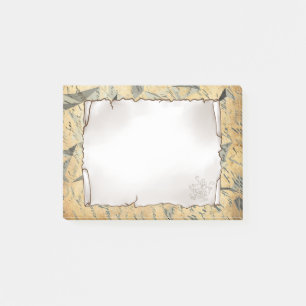 Besonderer post-it klebezettel