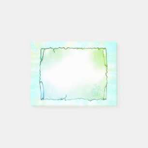 Besonderer post-it klebezettel